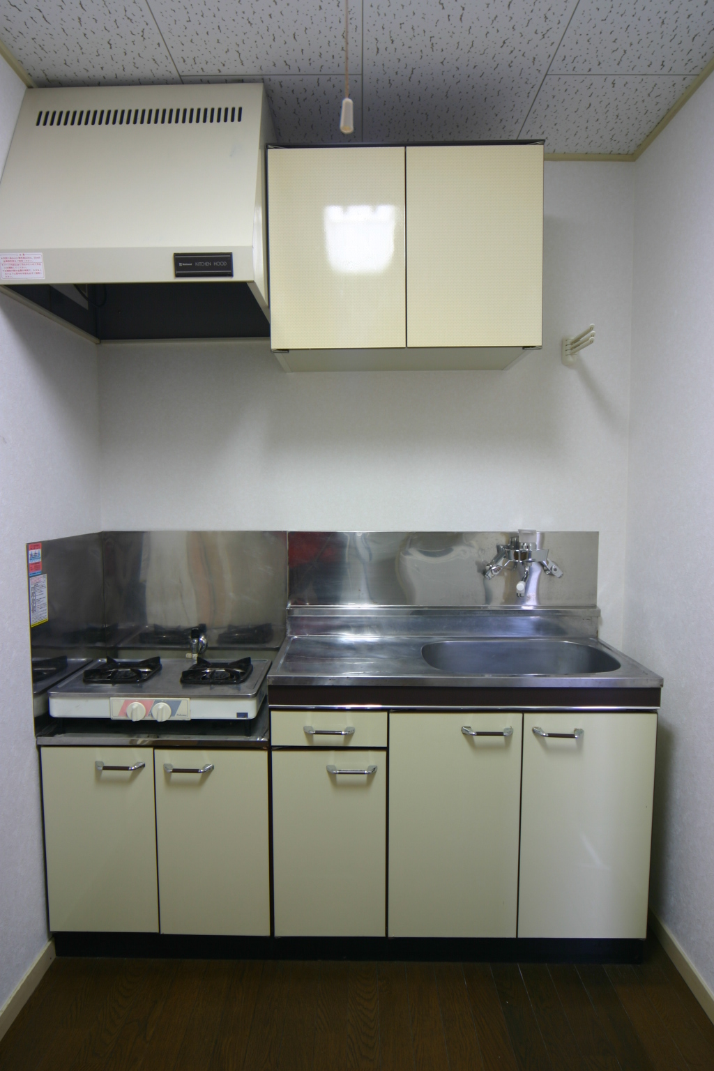 Kitchen. Sink with a gas stove