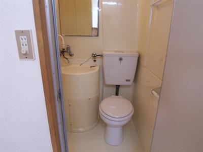 Bath. Bathroom and toilet integrated.