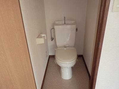 Toilet. Attach hot water cleaning toilet seat before occupancy. 