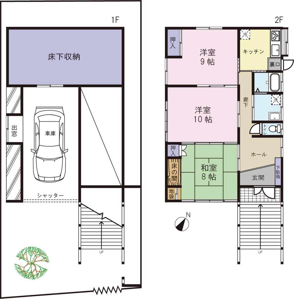 Floor plan. 11 million yen, 3K, Land area 181.53 sq m , Building area 103.5 sq m