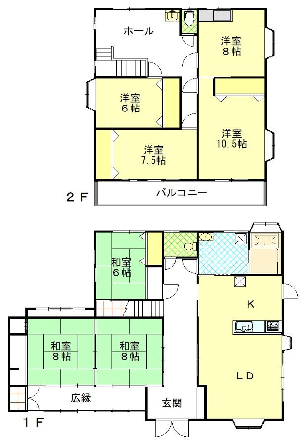 Floor plan. 27.5 million yen, 7LDK, Land area 500.01 sq m , Building area 207.81 sq m