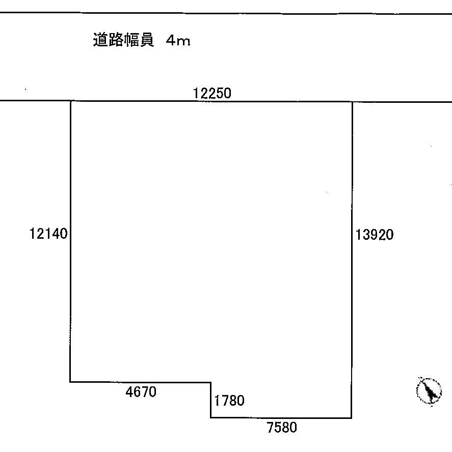 Compartment figure. Land price 6.8 million yen, Land area 160.17 sq m compartment view