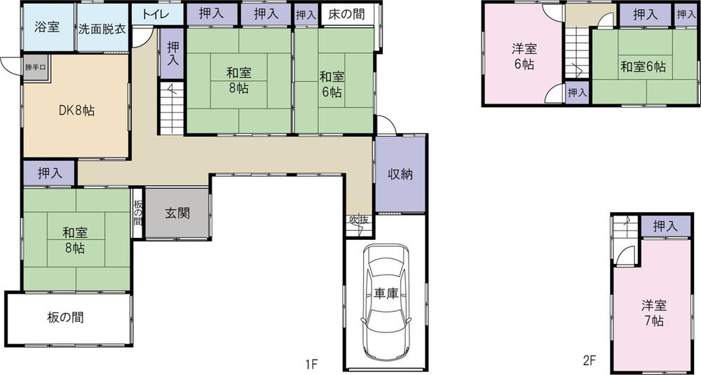 Floor plan. 11.5 million yen, 6DK, Land area 269.03 sq m , Building area 162.1 sq m