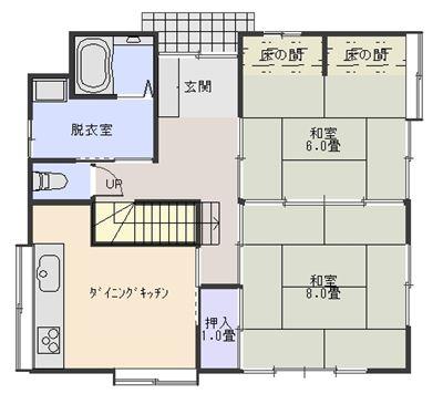 Floor plan. 16 million yen, 5DK, Land area 412.61 sq m , Building area 99.36 sq m 1 floor