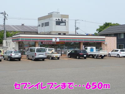 Convenience store. Seven-Eleven Sanjo Shimosugoro store up (convenience store) 650m