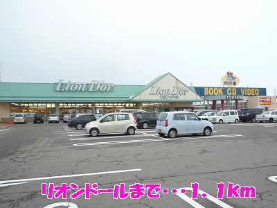 Supermarket. 1100m until the Lion d'Osaki store (Super)