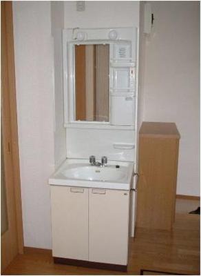 Washroom. Since also washstand things you use every day, It is very convenient and there