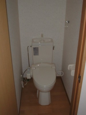 Toilet. There was even in winter in heating toilet seat ~