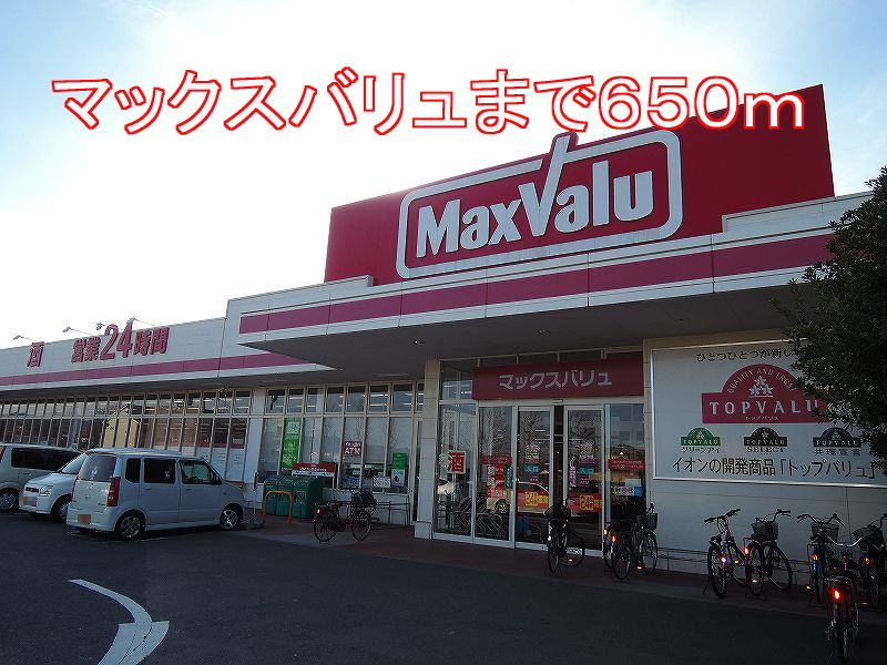 Supermarket. Maxvalu until the (super) 650m