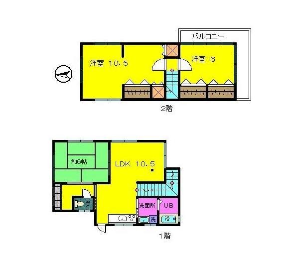 Floor plan. 11.9 million yen, 3LDK, Land area 122.7 sq m , Building area 67.68 sq m