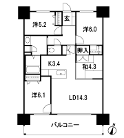 Floor: 4LDK, occupied area: 85.05 sq m, Price: 26,400,000 yen ~ 27.3 million yen