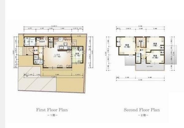 Floor plan. 20,480,000 yen, 4LDK, Land area 144.98 sq m , Building area 90.45 sq m