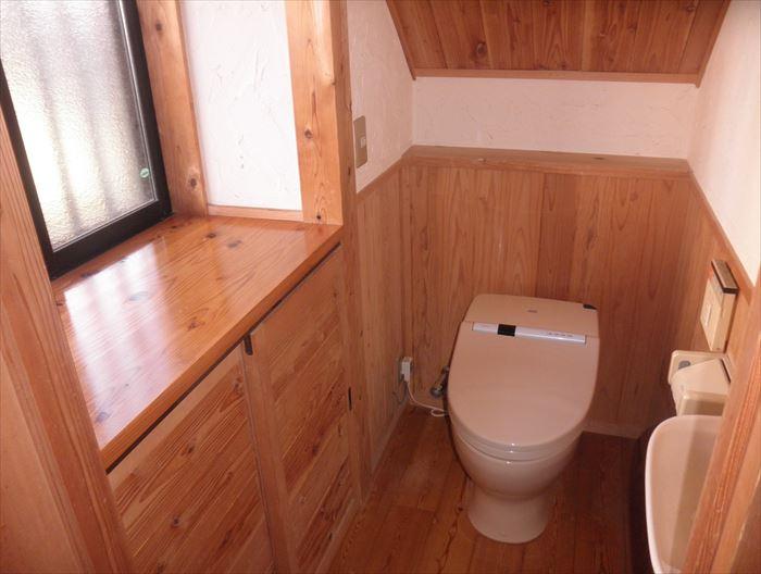 Toilet. Washlet type of 1F toilet tank-less