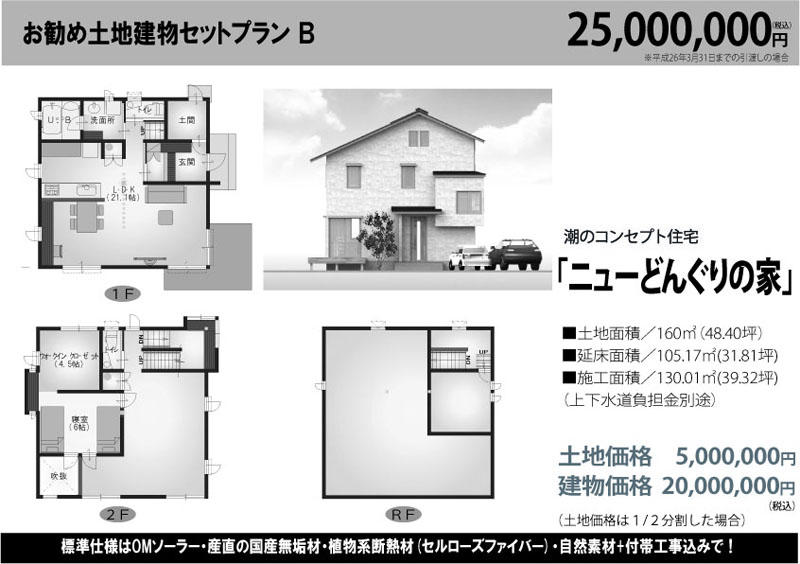 Compartment figure. Land price 5 million yen, Land area 160 sq m