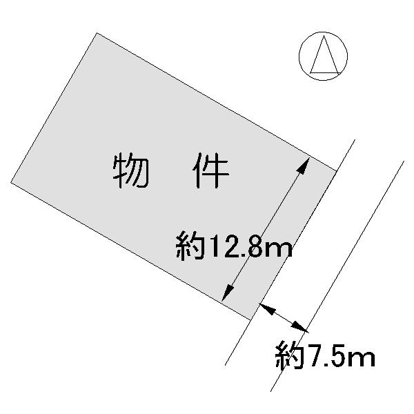 Compartment figure. Land price 2.2 million yen, Land area 267 sq m