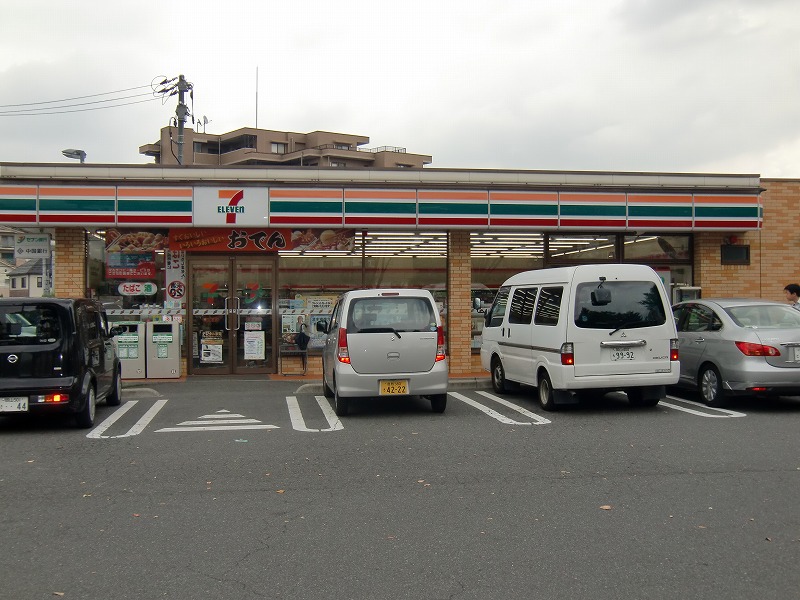 Convenience store. Seven-Eleven Okayama San'yodanchi mouth store up (convenience store) 953m