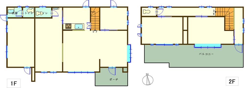 Floor plan. 31,800,000 yen, 4LDK, Land area 596.55 sq m , Current state priority per building area 145.12 sq m schematic