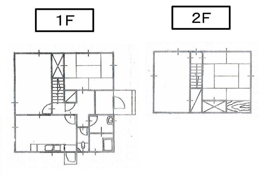 Floor plan. 7 million yen, 4DK, Land area 257.17 sq m , Building area 92.58 sq m