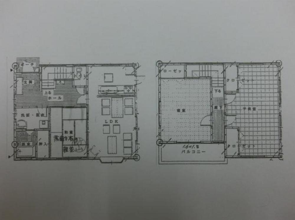 Floor plan. 15.8 million yen, 3LDK, Land area 153.09 sq m , Building area 105 sq m
