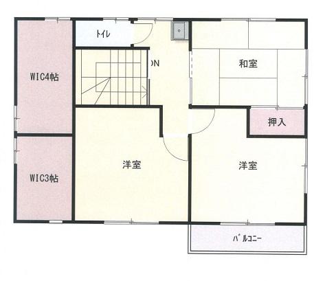 Floor plan. 14.9 million yen, 5LDK + 2S (storeroom), Land area 208.81 sq m , Building area 154.84 sq m 2 floor