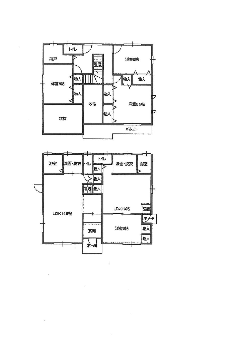Floor plan. 22,300,000 yen, 4LLDDKK, Land area 184.14 sq m , Building area 146.24 sq m