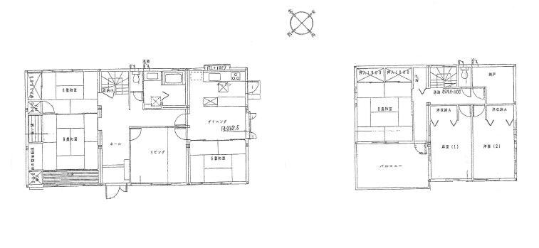 Floor plan. 16.8 million yen, 6LDK + S (storeroom), Land area 962.91 sq m , Building area 166.84 sq m