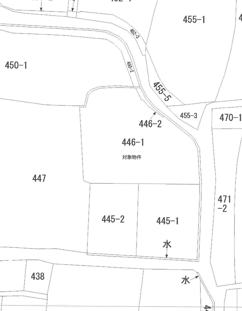 Compartment figure. Land price 7,641,000 yen, Land area 421 sq m public view Expansion