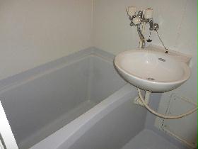 Bath. Washbasin included
