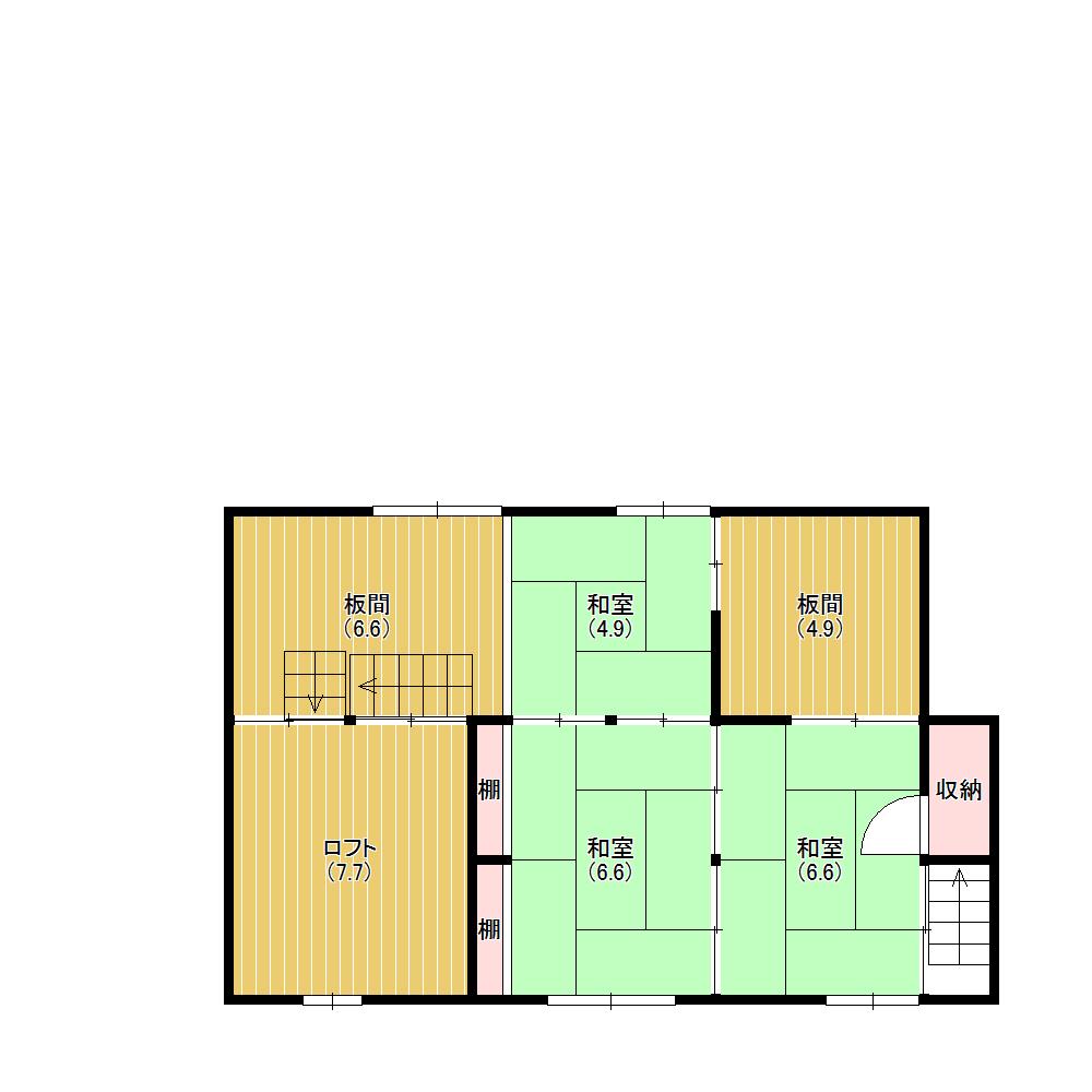 Floor plan. 9.8 million yen, 11K + S (storeroom), Land area 746.65 sq m , Building area 173 sq m 2 floor Floor Plan