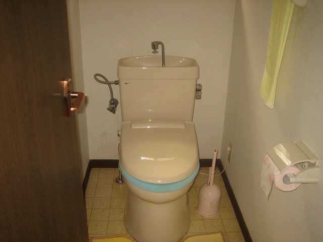 Toilet. It is a simple washing with water