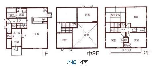 Floor plan. 24,800,000 yen, 4LDK, Land area 181 sq m , Building area 105.16 sq m