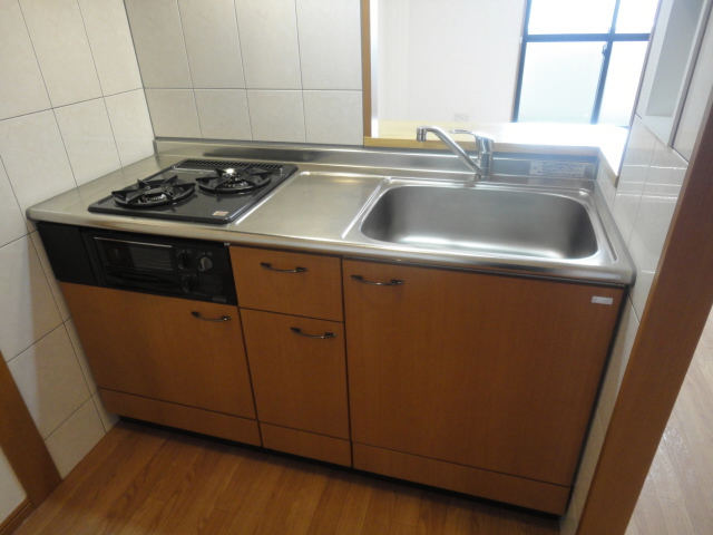 Kitchen. Two-burner stove grill