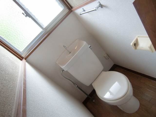 Toilet. Bright toilet with a window ☆