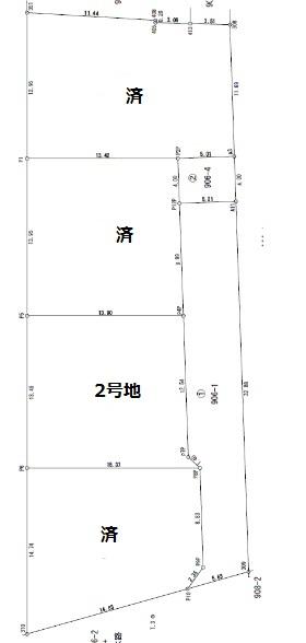 Compartment figure. Land price 11,542,000 yen, Land area 190.8 sq m
