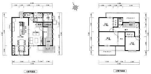 Floor plan. 32,800,000 yen, 3LDK, Land area 168.34 sq m , Building area 114.5 sq m