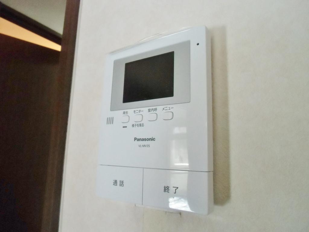 Security. Monitor with intercom