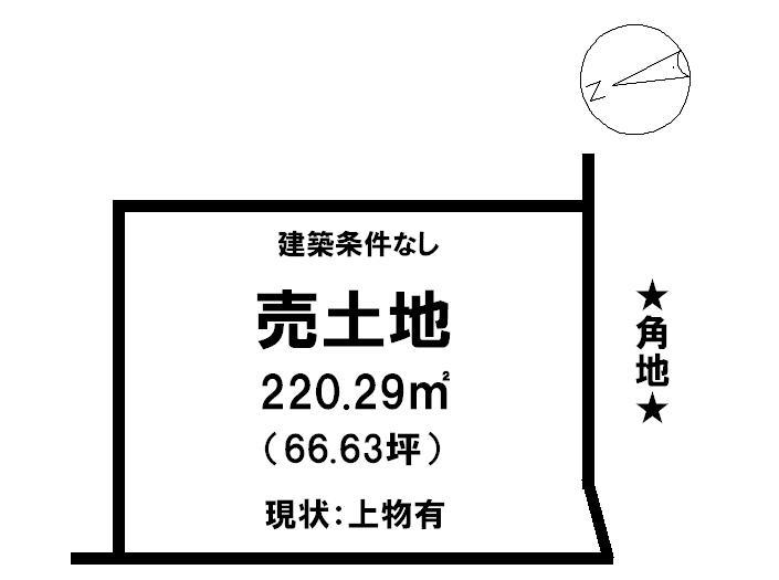 Compartment figure. Land price 12 million yen, Land area 220.29 sq m
