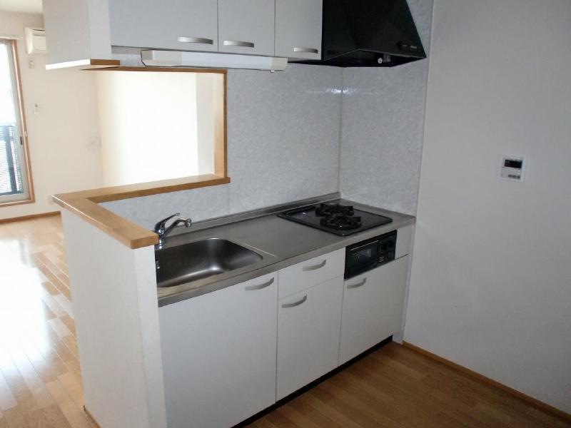 Kitchen. With built-in stove