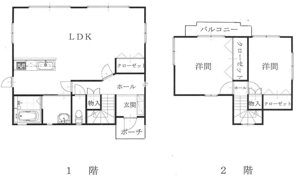 Floor plan. 14 million yen, 2LDK, Land area 169.7 sq m , Building area 90.25 sq m