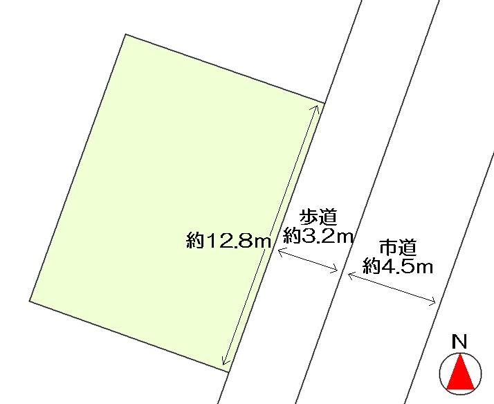 Compartment figure. Land price 6.11 million yen, Land area 118.82 sq m