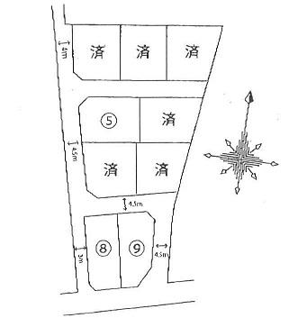 Compartment figure. Land price 10,796,000 yen, Land area 156.54 sq m