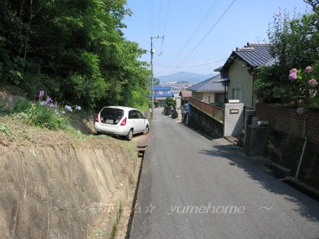 Local photos, including front road. It is a photograph of the road which is in contact with the building. Next door is quiet for forest! ! 