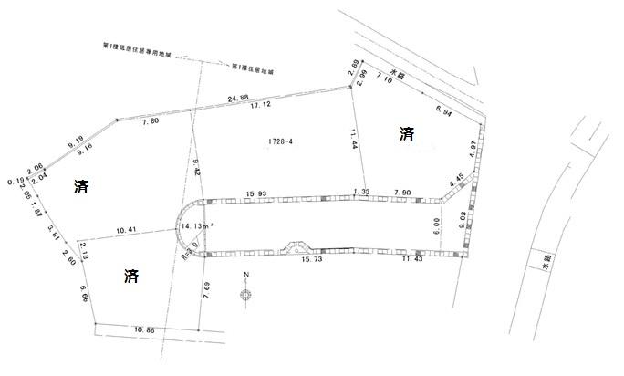 Compartment figure. Land price 10.3 million yen, Land area 177.88 sq m