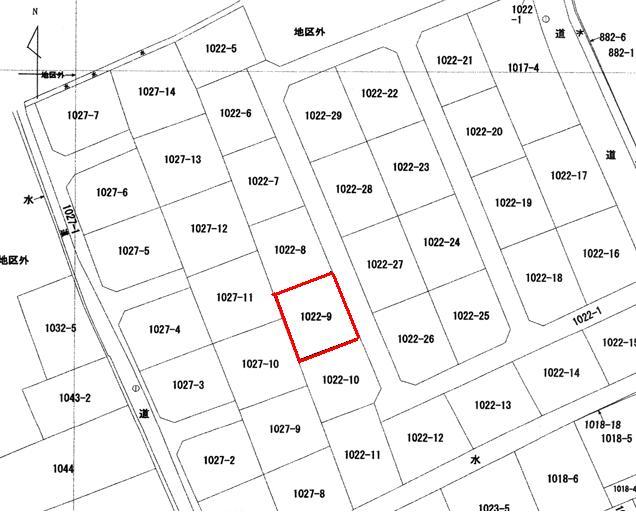 Compartment figure. Land price 4.9 million yen, Land area 163.78 sq m