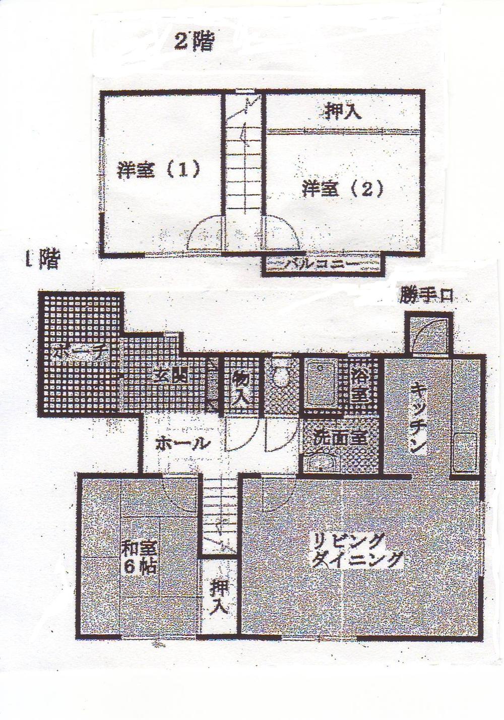 Floor plan. 12.7 million yen, 4K, Land area 171.6 sq m , Building area 81.87 sq m