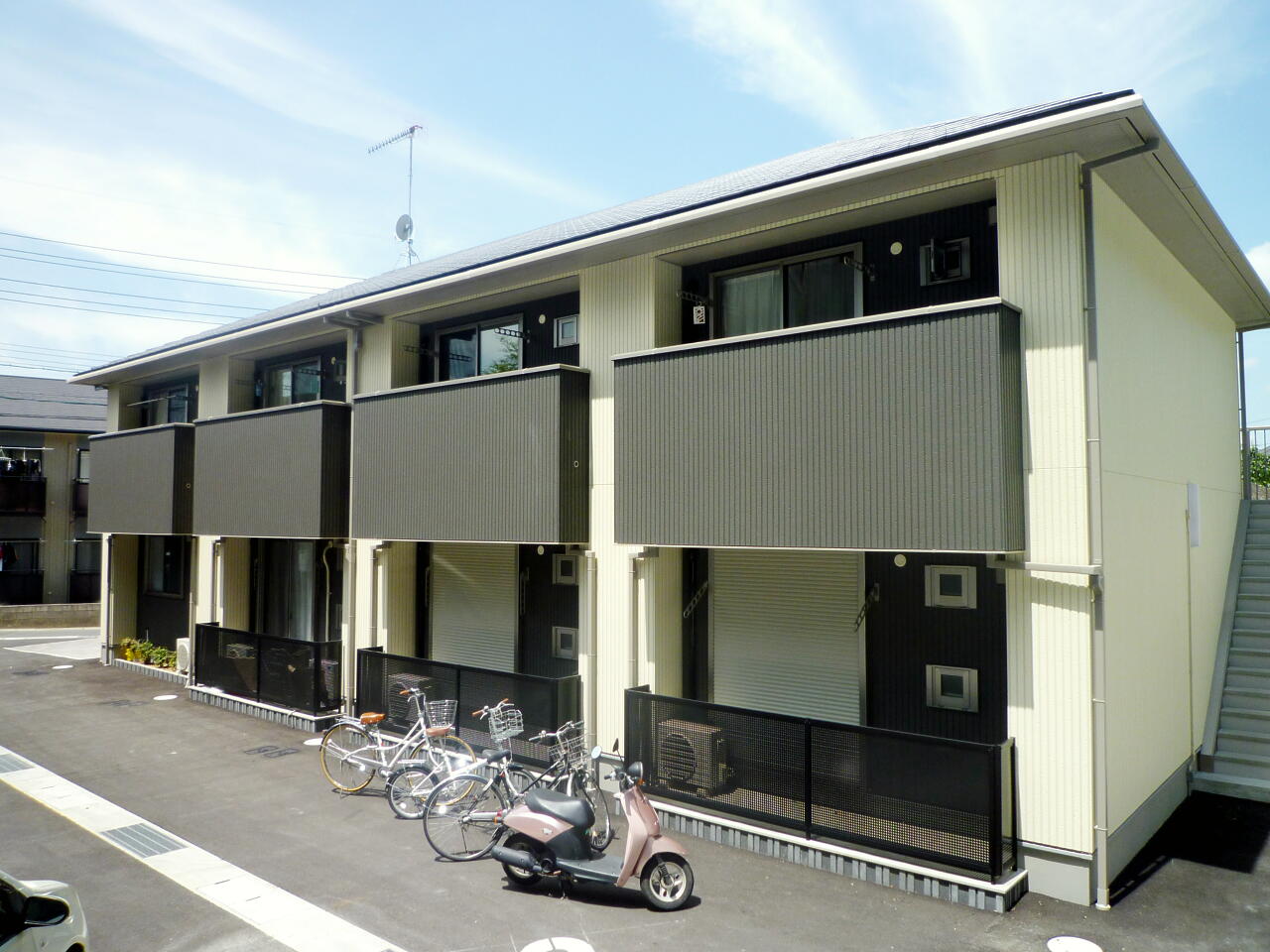 Building appearance. Apamanshop new Kurashiki shop