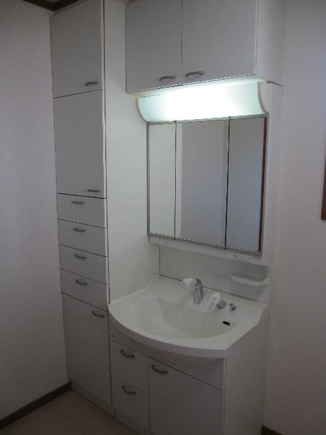 Bathroom. It is spacious washroom.
