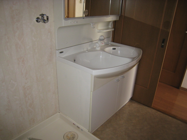 Washroom. With shampoo dresser