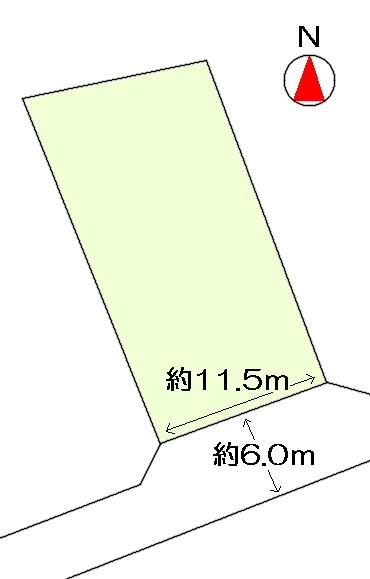 Compartment figure. Land price 17 million yen, Land area 283.62 sq m