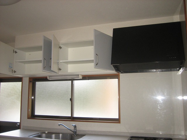 Kitchen. Hanging cupboard in the kitchen